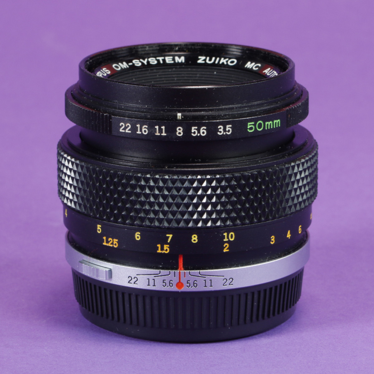 Olympus 50mm f3.5 Zuiko MC Auto-Macro OM Lens | Blue Moon Camera