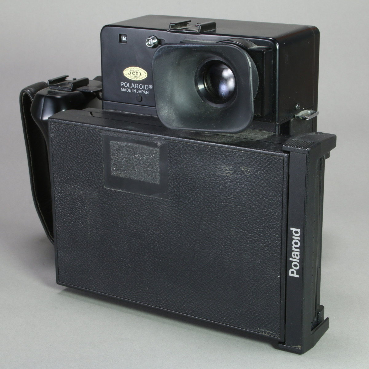 Polaroid 600 SE Camera with Mamiya 127mm f4.7 Lens | Blue