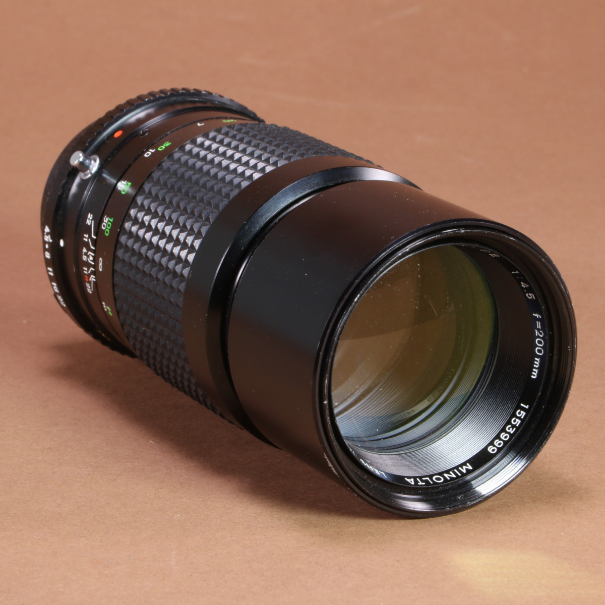 Minolta 200mm f4.5 Tele Rokkor-PE Lens for MC