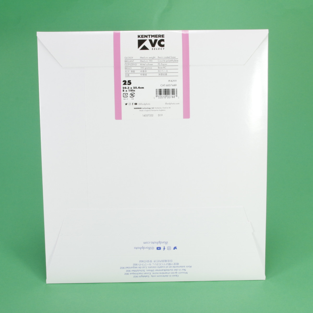 Kentmere VC Select Fine Glossy Paper 8x10 - 25 Sheets
