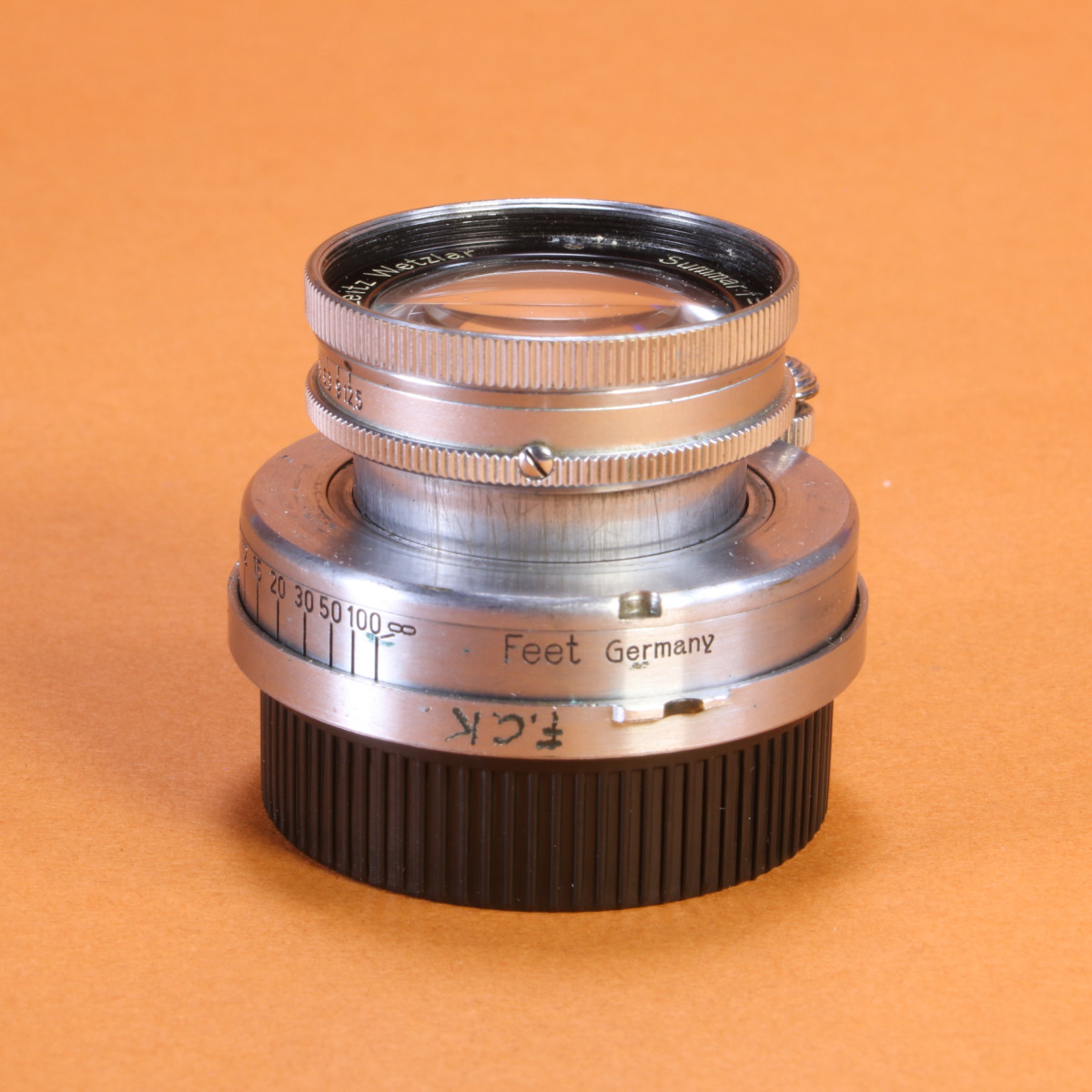 Used Leica 5cm f2 Summar Lens for M39 - Classic, Compact