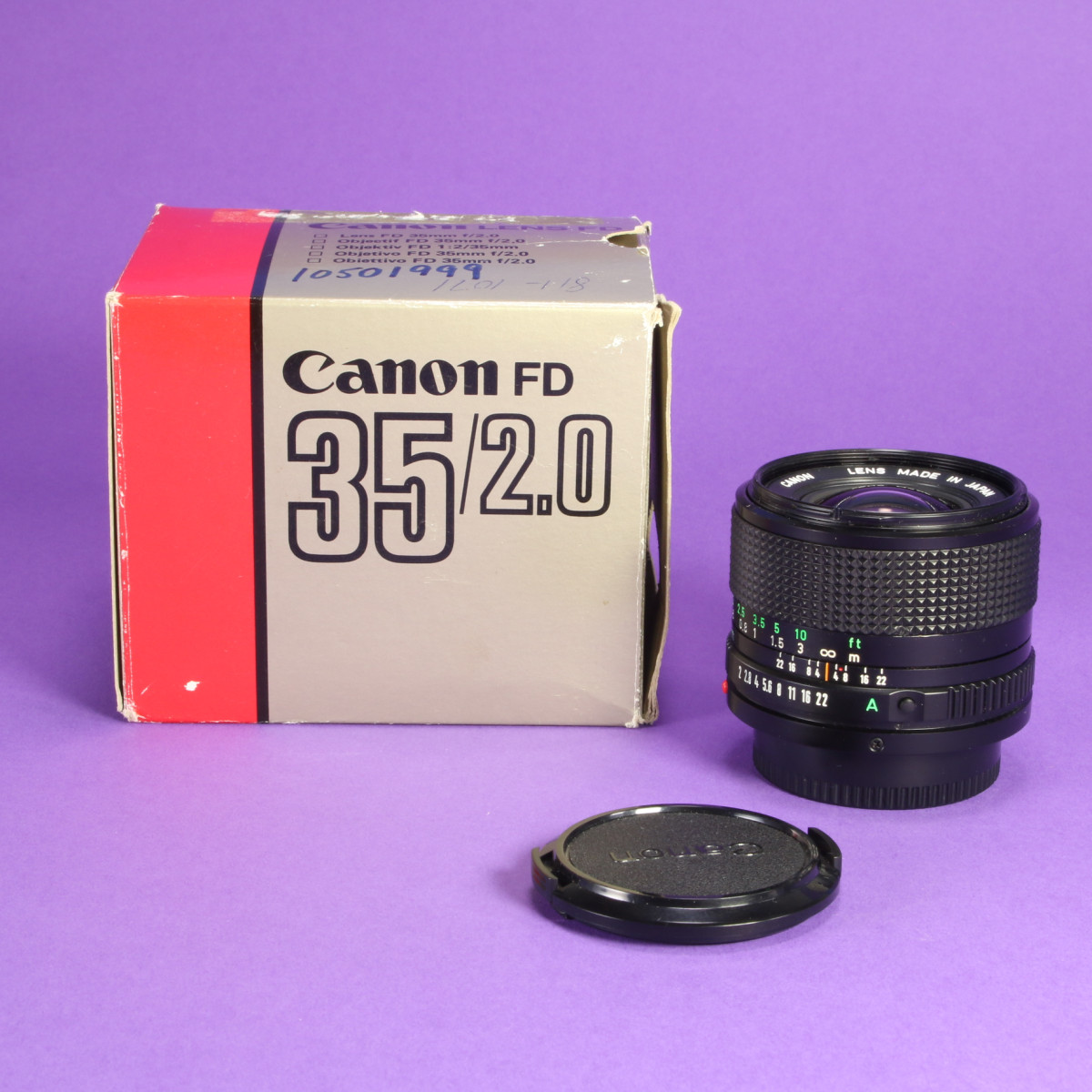 Canon 35mm f2 Lens for FD