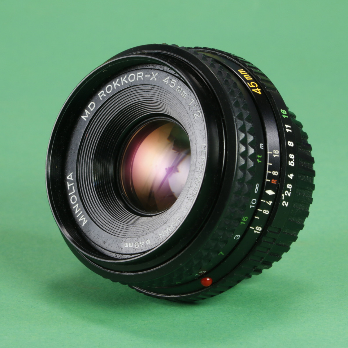 Minolta 45mm f2 Rokkor-X MD Lens | Blue Moon Camera