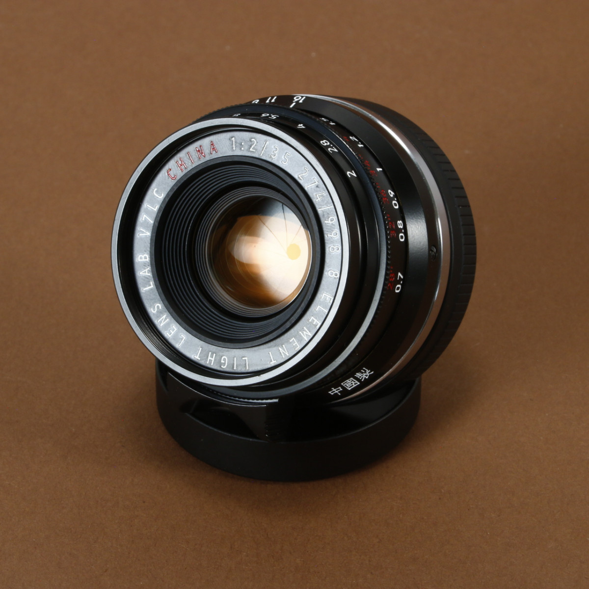 Light Lens Lab 35mm f2 Eight Element Lens for Leica M (Black)