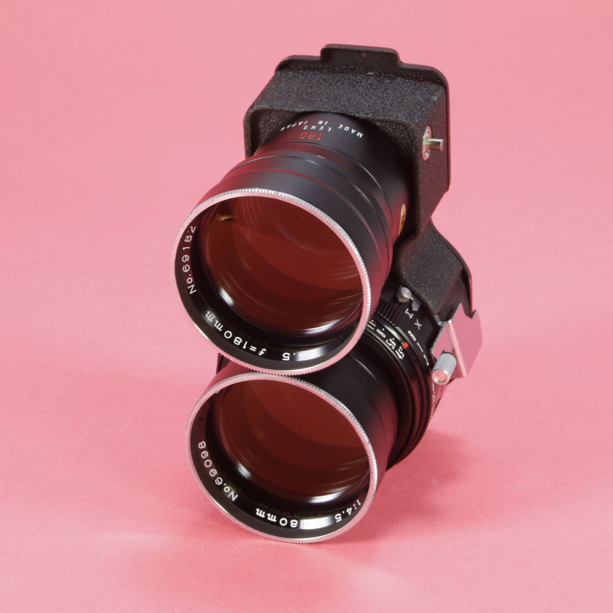 Mamiya-Sekor 180mm f4.5 Super Lens for Mamiya TLR | Blue