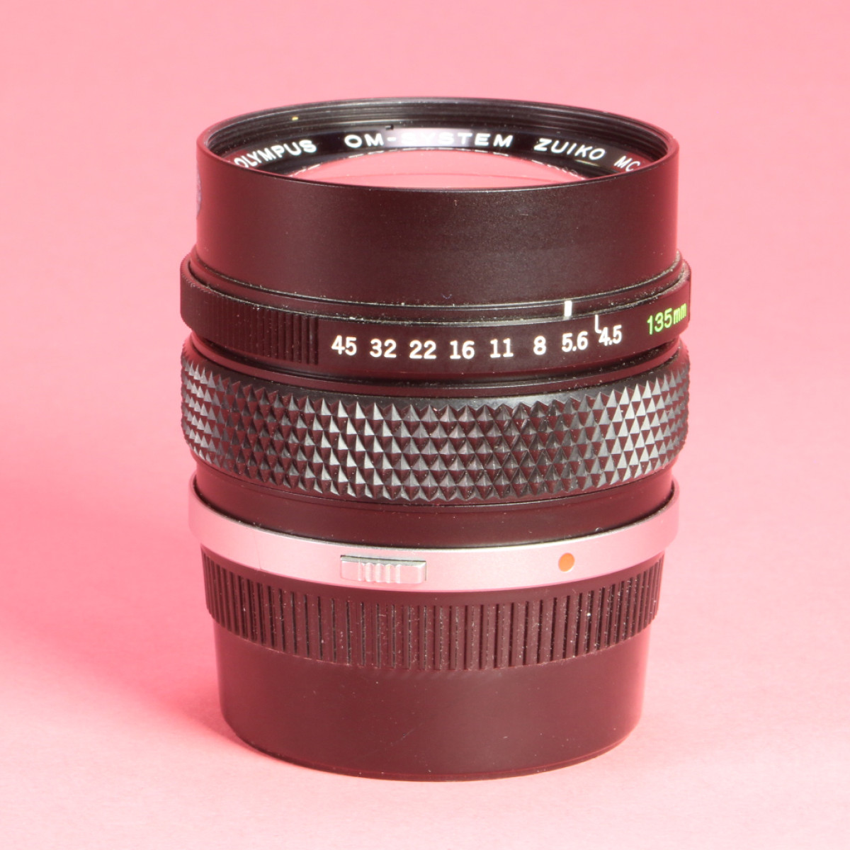 Olympus 135mm f4.5 Zuiko MC Auto-Macro Lens for OM | Blue