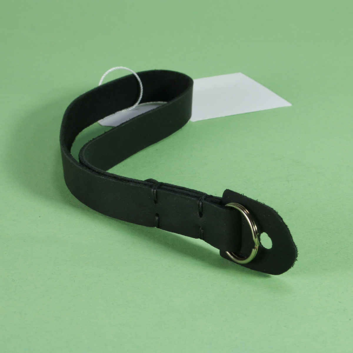 Ogden Banks Leather Wrist Strap - Black