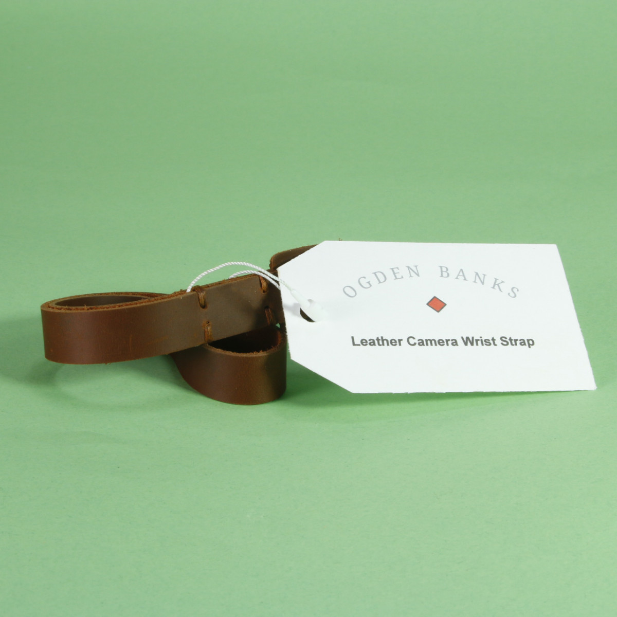 Ogden Banks Leather Wrist Strap - Brown