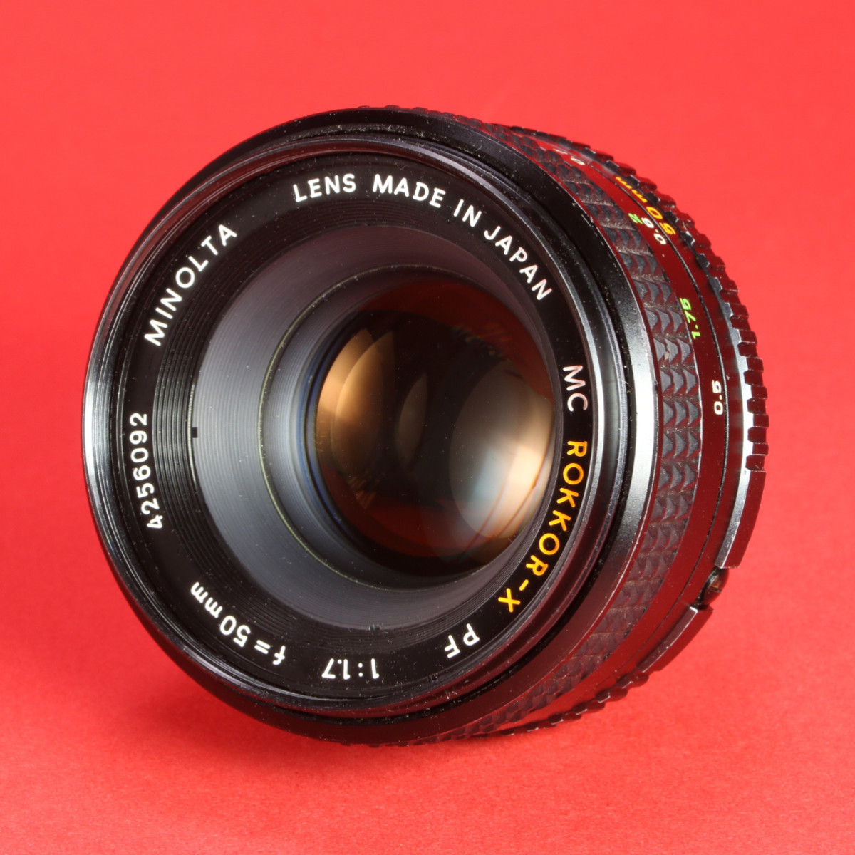 Minolta 50mm f1.7 Rokkor-X PF Lens for MC | Blue Moon Camera