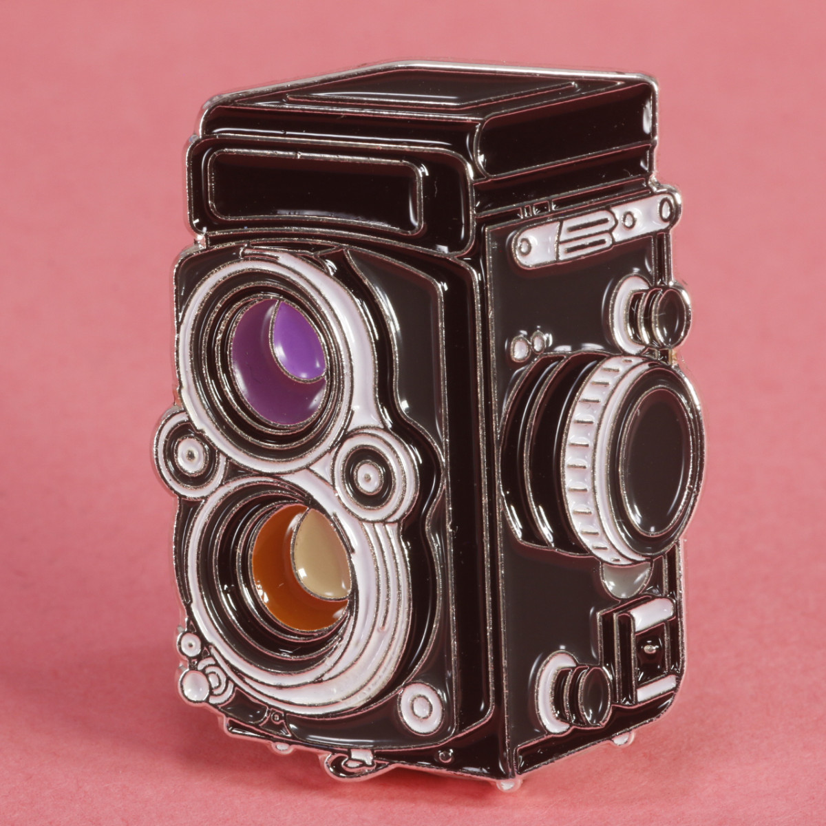 Rolleiflex Camera Enamel Pin