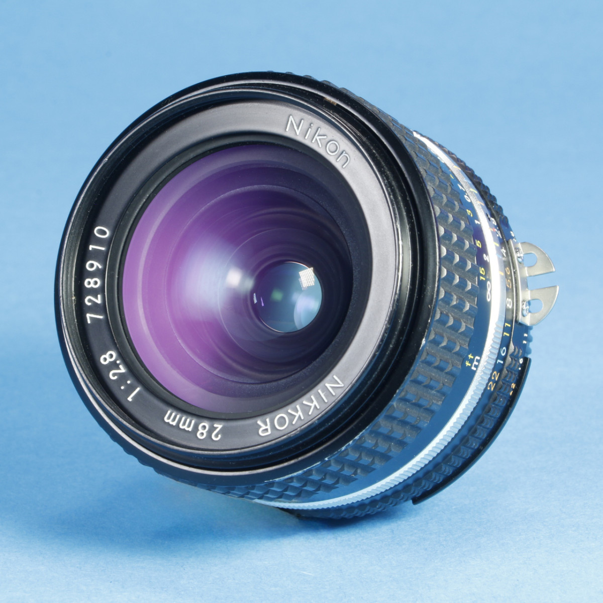 Shop : Buy Nikon 28mm F2 8 Nikkor Ais Lens: CRS0824/728910 : Blue 