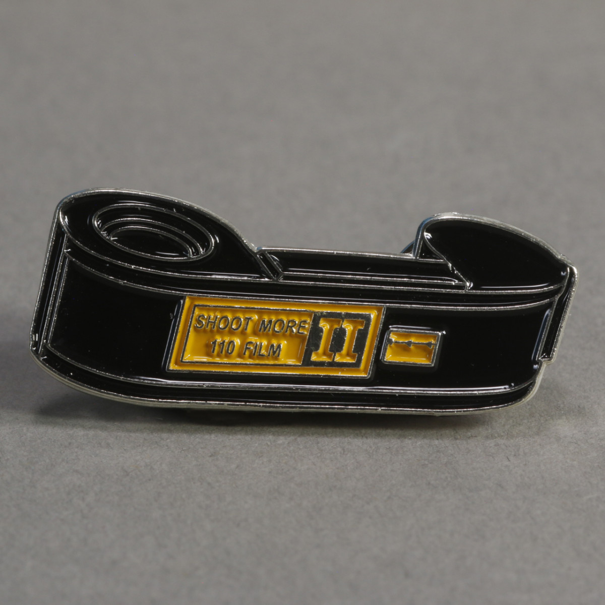 Shoot More 110 Film Enamel Pin