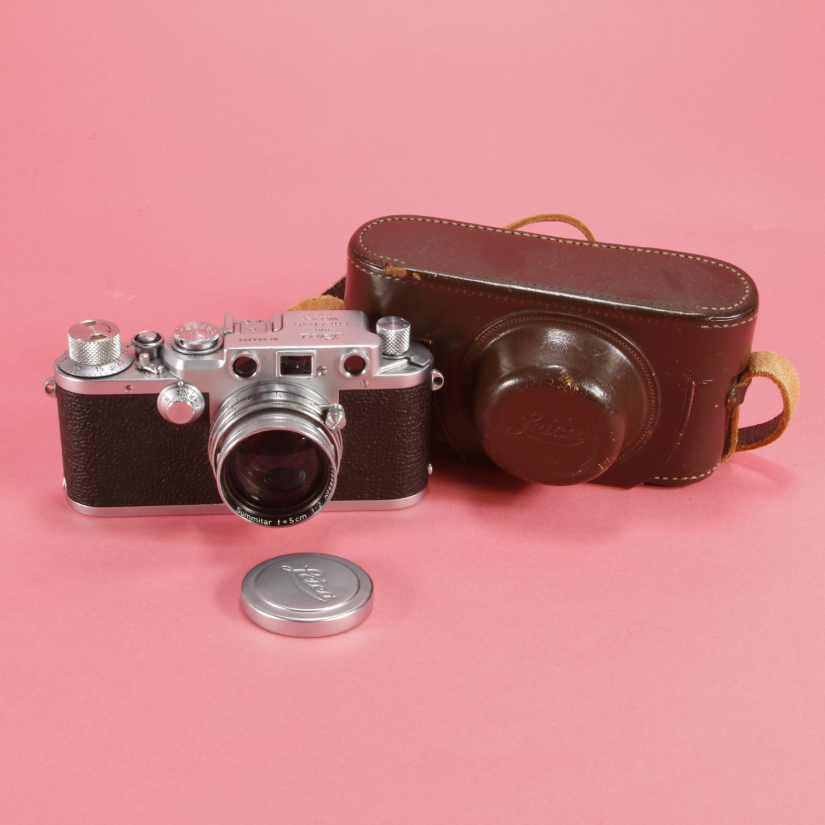 Leica IIIf Black Dial Camera with 5cm f2 Lens
