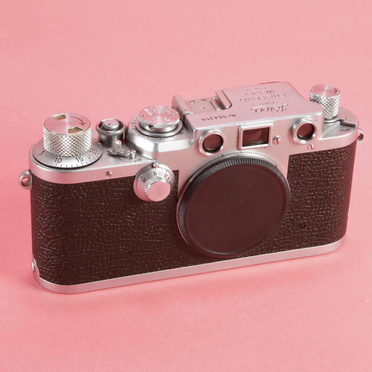 Leica IIIf Black Dial Camera with 5cm f2 Lens