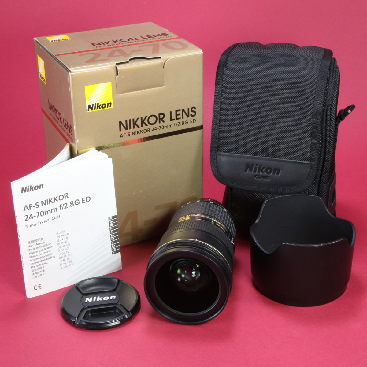 Nikon 24-70mm f2.8 G ED N AF-S Nikkor Lens for Nikon AF