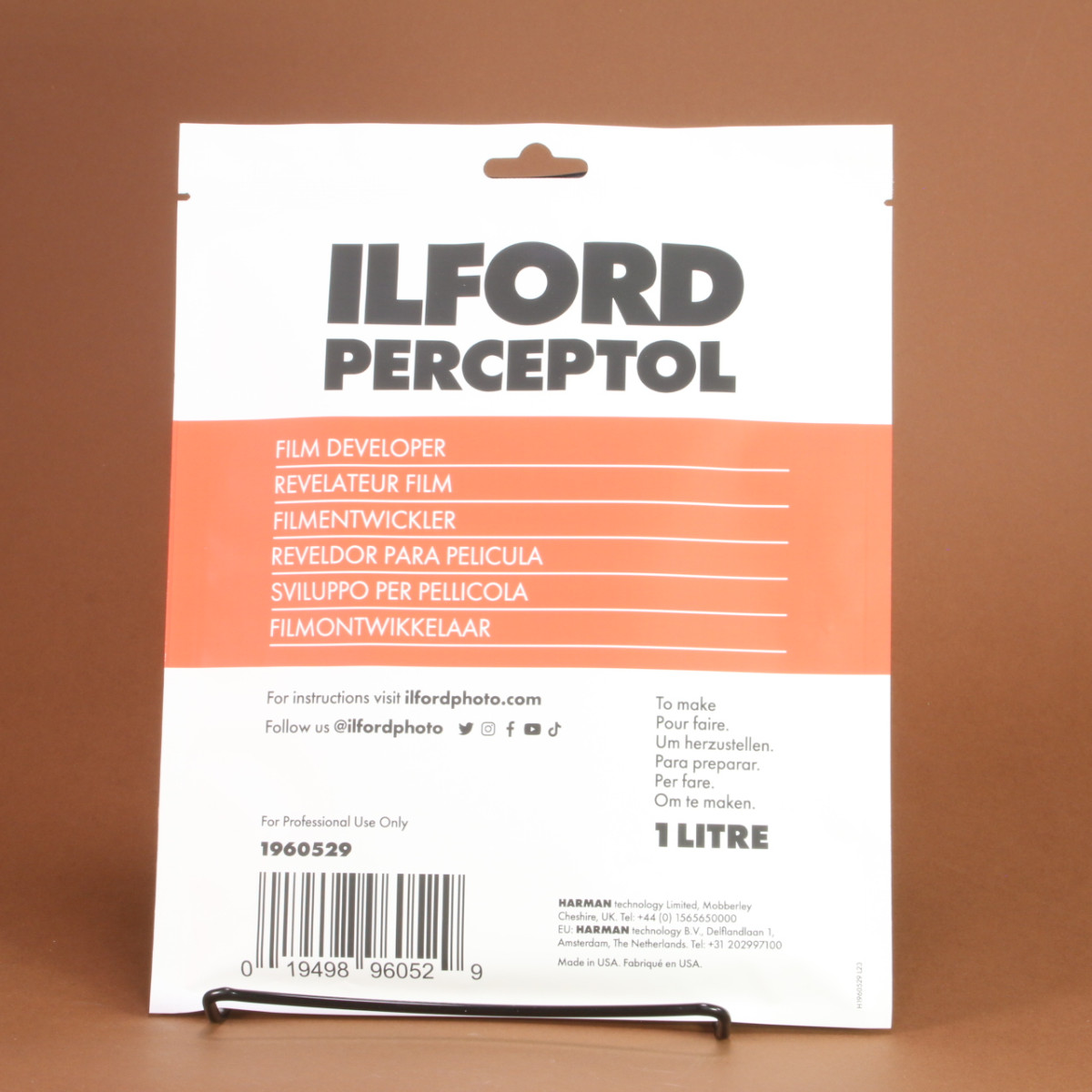 Ilford Perceptol Film Developer - 1 Liter