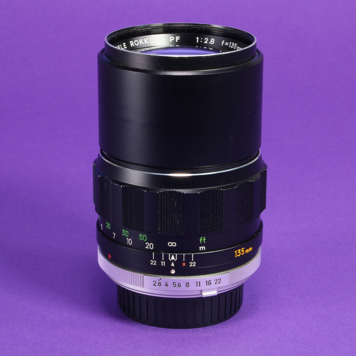 Minolta 135mm f2.8 Tele Rokkor-PF Lens for MC