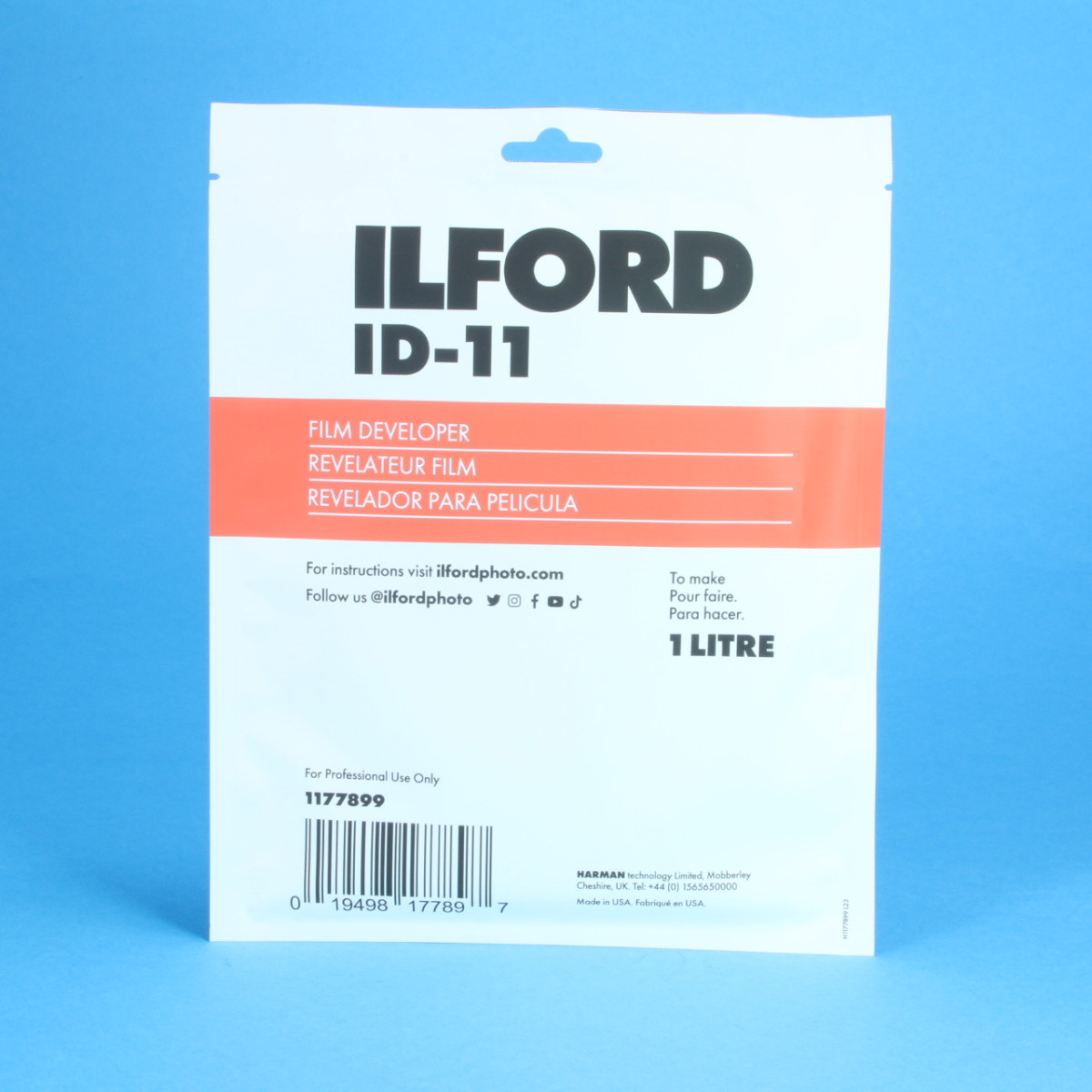 Ilford ID-11 Film Developer - 1 Litre