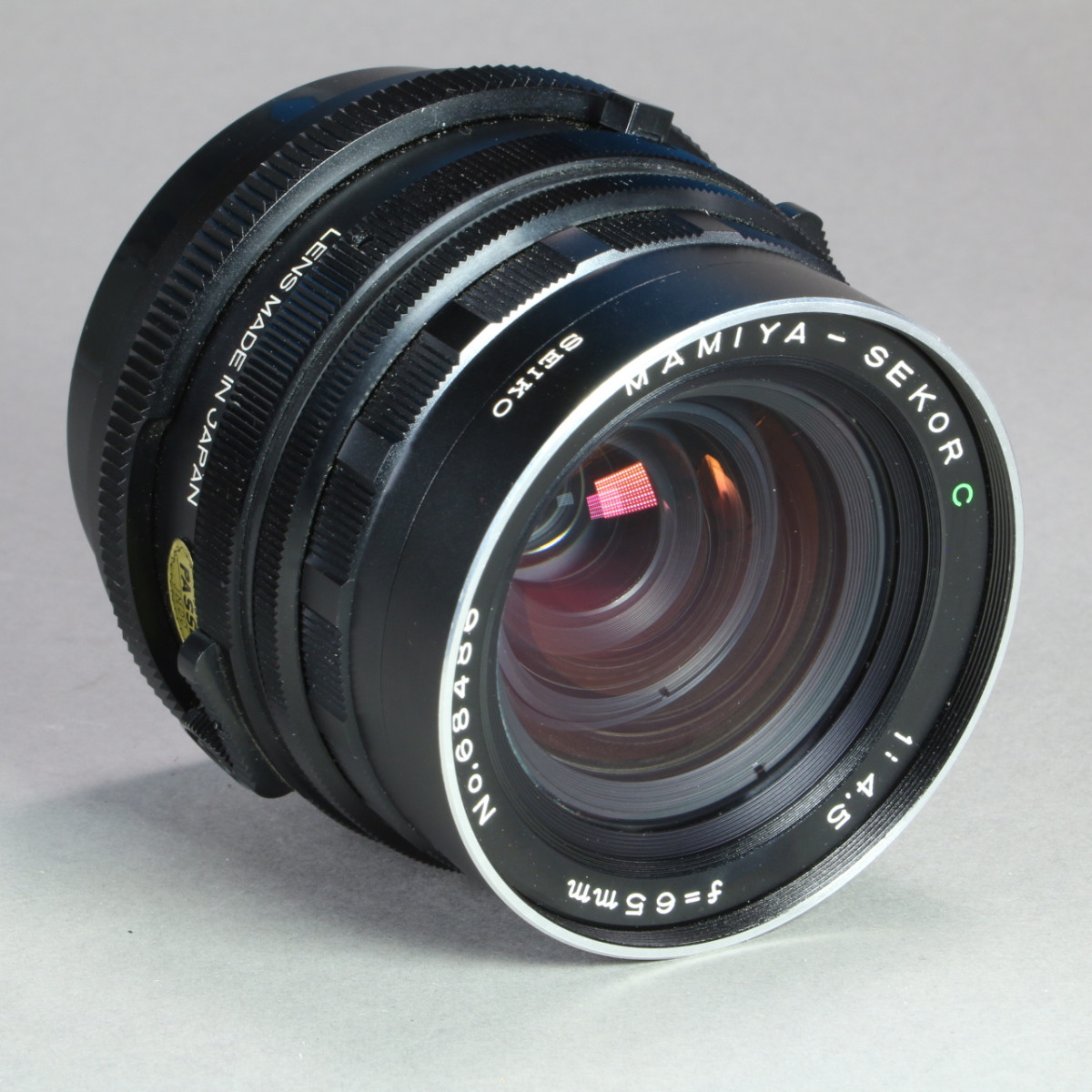 Shop : Buy Mamiyasekor 65mm F4.5 Sekor C Lens for Rb67