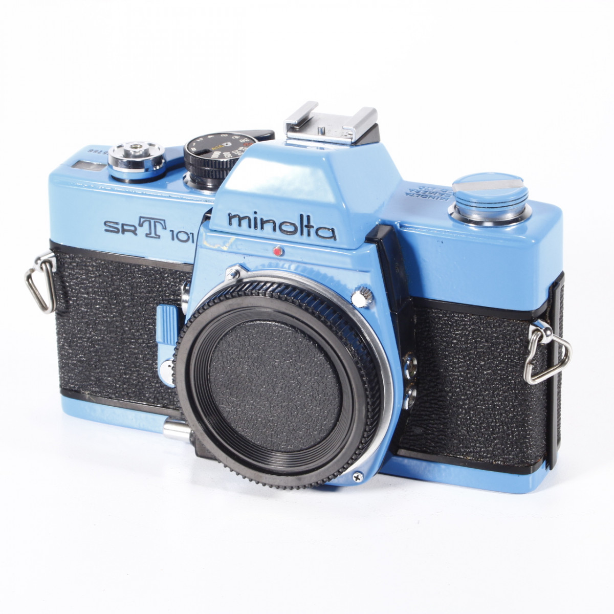 Minolta SRT 101 Camera - Refurbished (Re-coated in Blue)