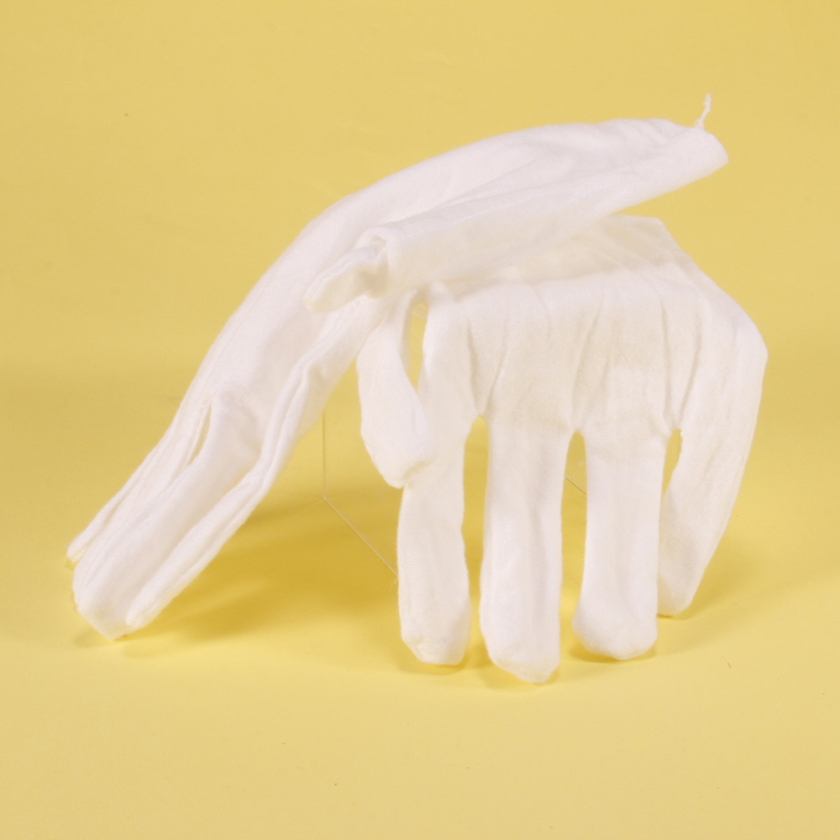 White Cotton Lint-less Linen Gloves (1 pair)