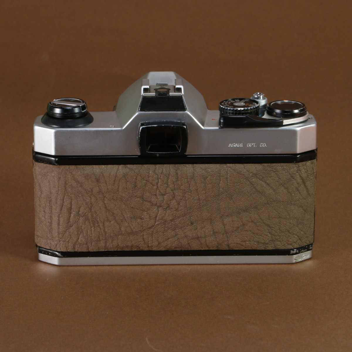 Pentax K1000 Camera - Refurbished and Reskinned in Brown