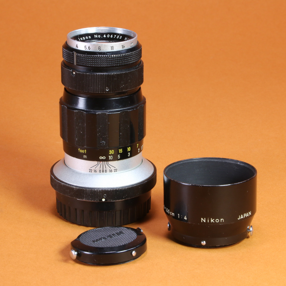 Nikon 10.5cm f4 Nikkor-T Lens for Nikon F