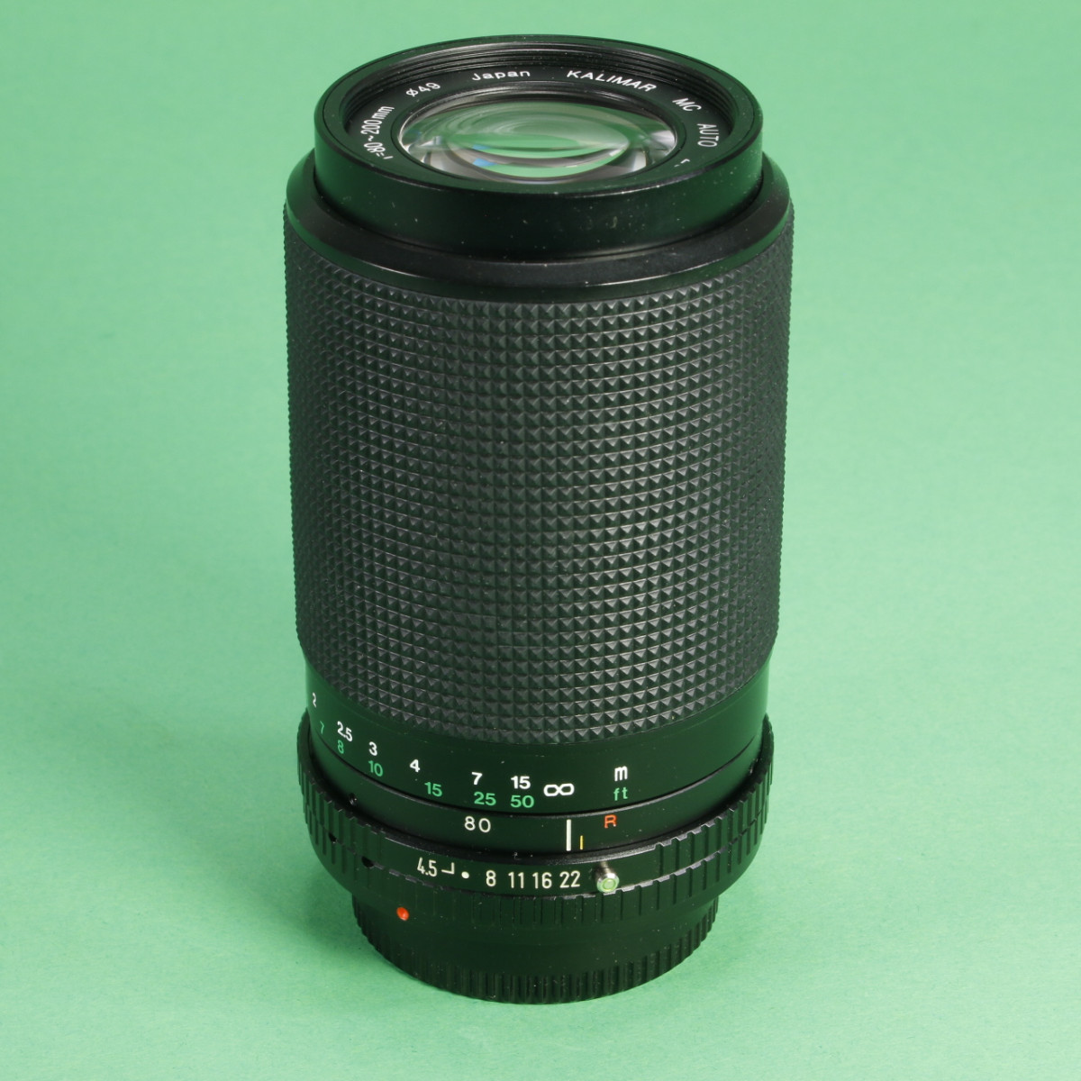 Kalimar 80-200mm f4.5-5.6 Auto MC Macro Zoom Lens for Canon FD