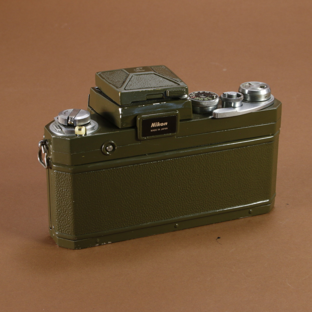 Shop : Buy Nikon F Camera Re Painted in Olive Green: KGS0623