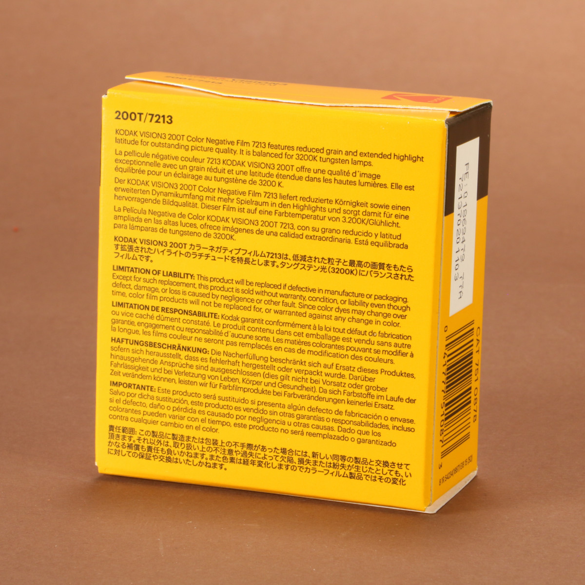 Kodak Vision3 200T Super 8 Film - 50' Cartridge