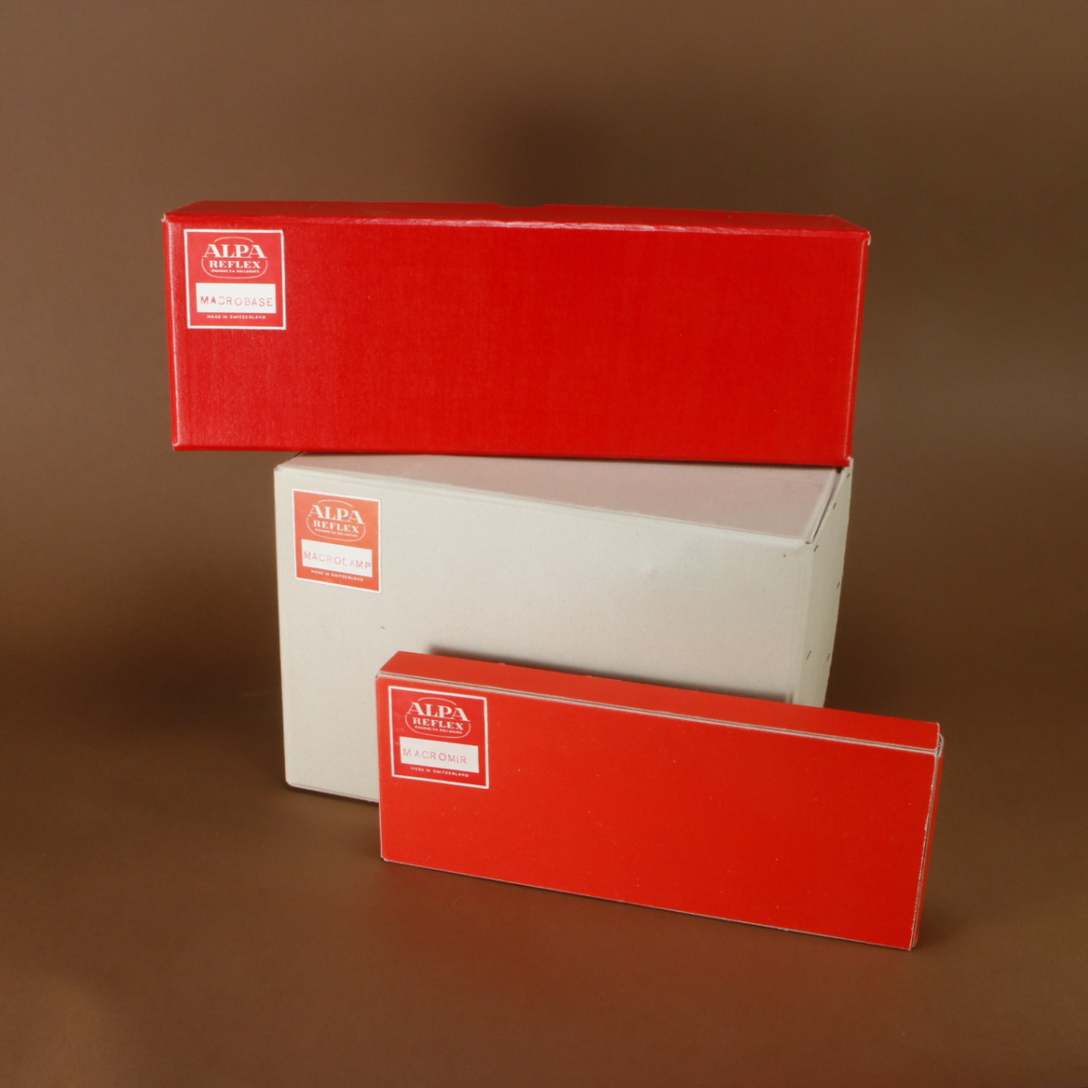Alpa Macro Kit: Macrolamp, Macrobase, Macromir - Boxed
