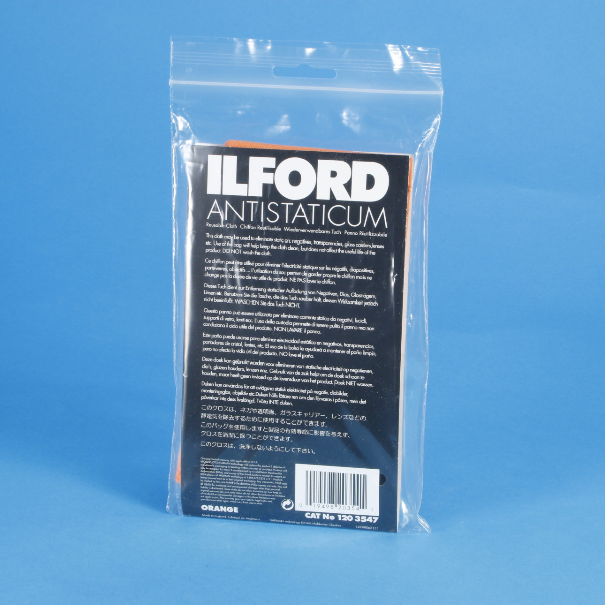 Ilford Antistaticum Cleaning Cloth