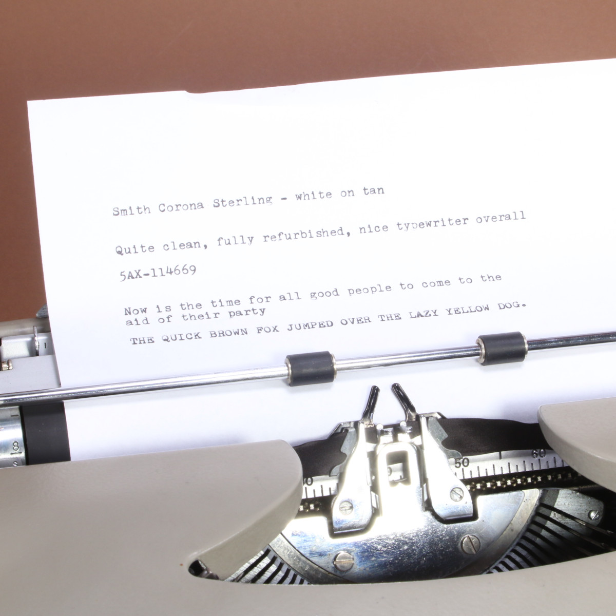 Smith Corona Sterling Portable Typewriter - Refurbished