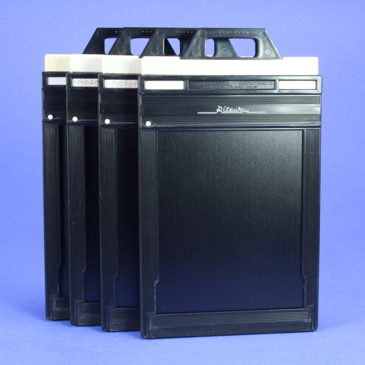 Riteway 4x5 Film Holder (with Safety Button) - Set of Four Holders