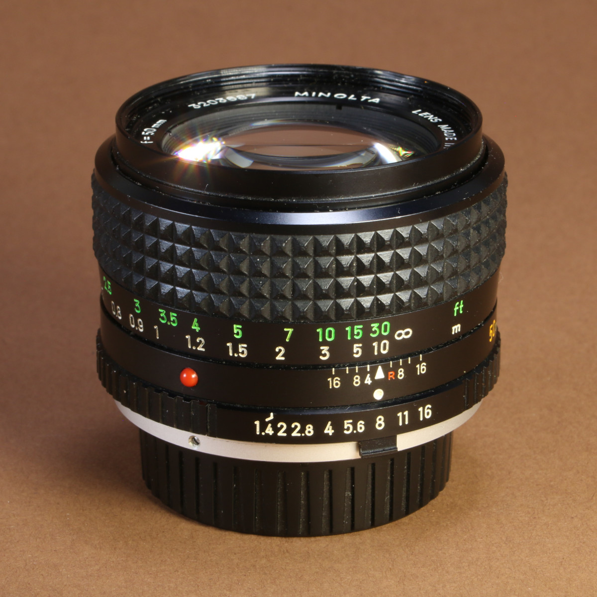 MINOLTA ミノルタ MC-ROKKOR-PG 50mm F1.4 z2zed1b Minolta 50mm f1.4 Rokkor-PG Lens for MC | Blue Moon Camera