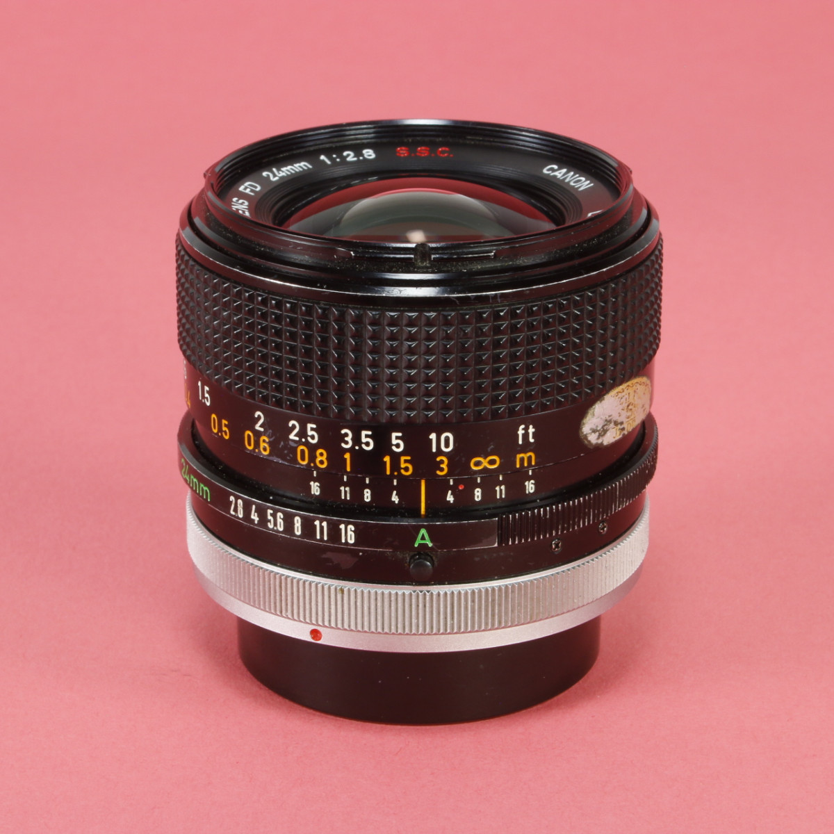【ケース付き】動作◎ Canon FD 24mm F2.8 S.S.C 783 ケース付き】動作◎ Canon FD 24mm F2.8 S.S.C 783