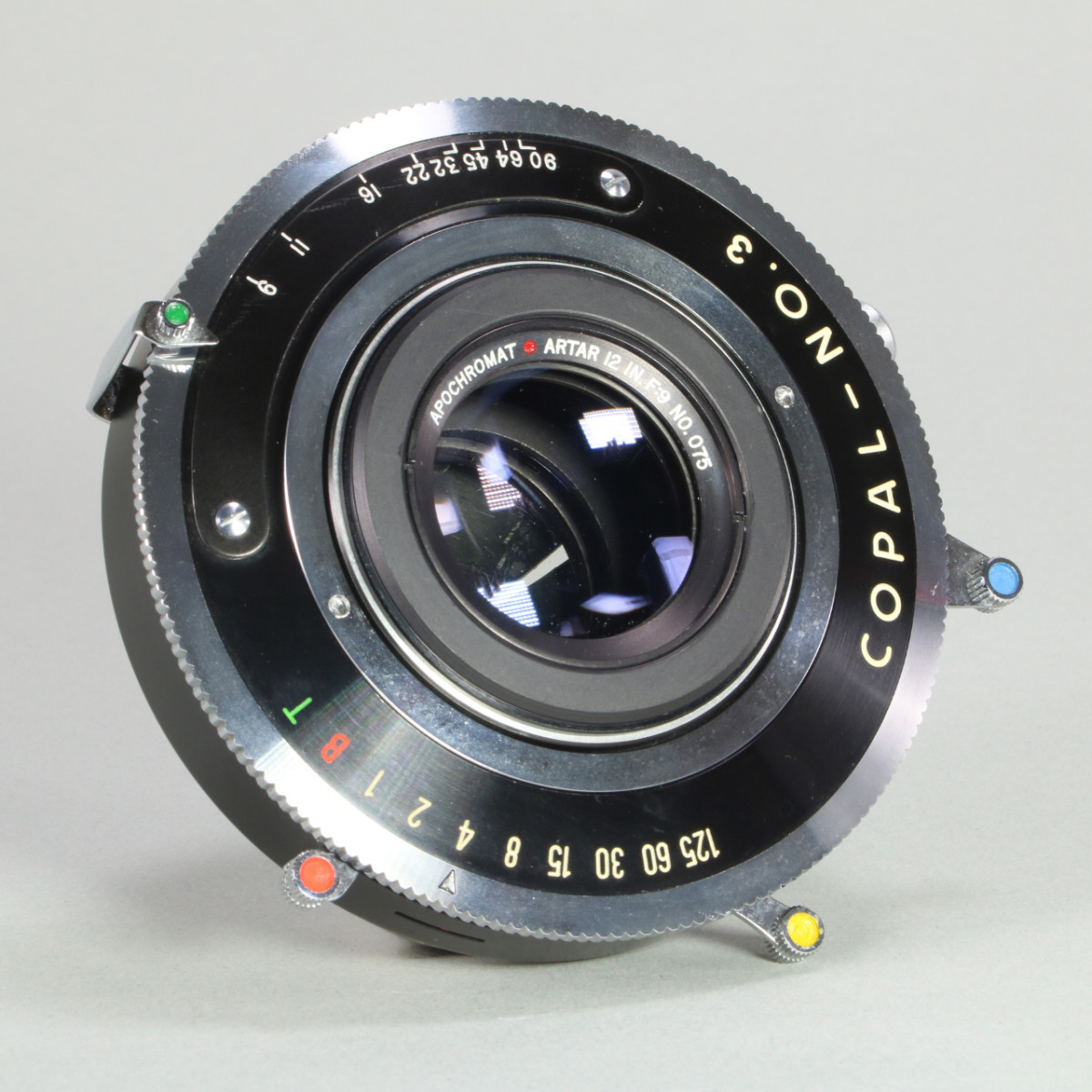 C.P. Goerz 12in f9 Apochromat Red Dot Artar Lens