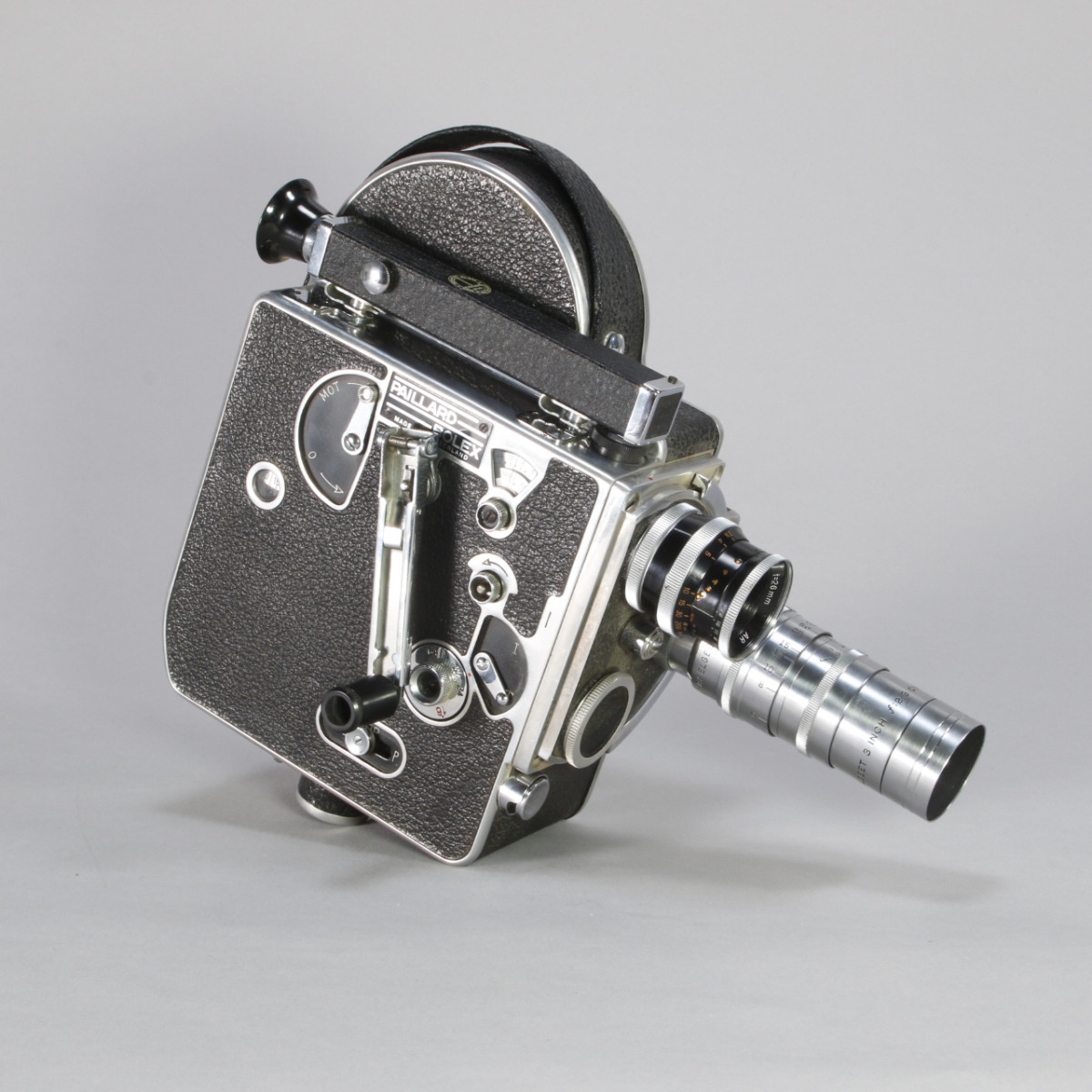 Paillard Bolex H16 Deluxe 16mm Camera With 2 Lenses | Blue
