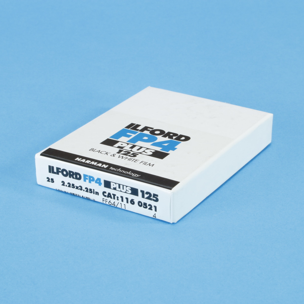 Ilford FP4+ 2.25x3.25 Film - 25 Sheets - ULF