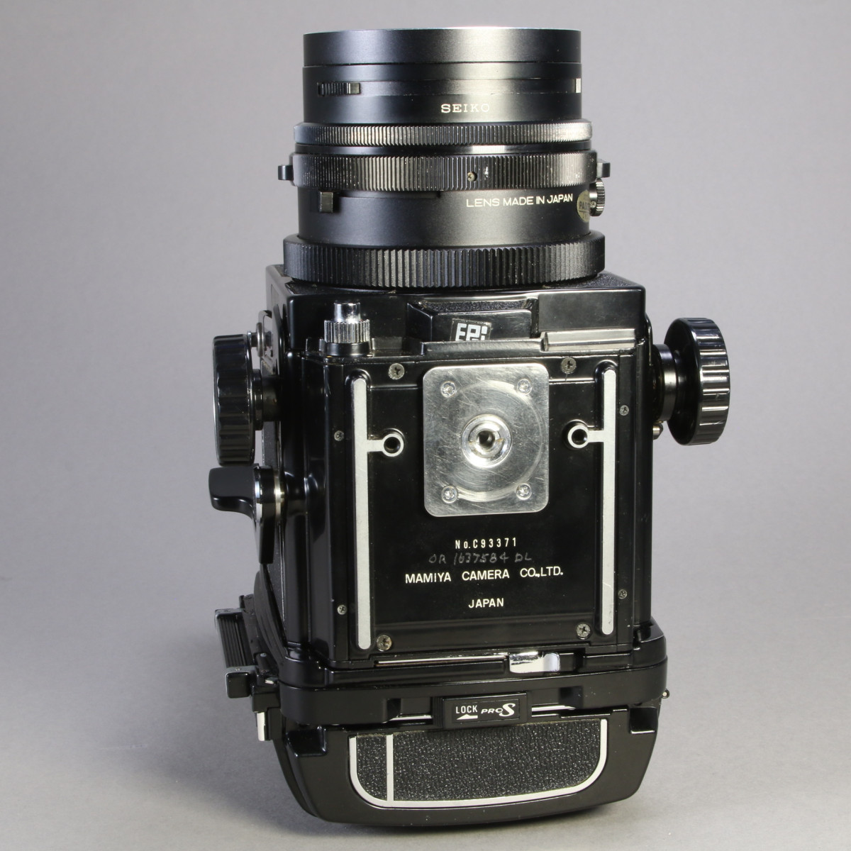 Mamiya RB67 Pro S 90mm f3.8 レンズ付き Mamiya RB67 Pro-S Camera w/ 90mm f3.8 Lens 120 Back WLVF