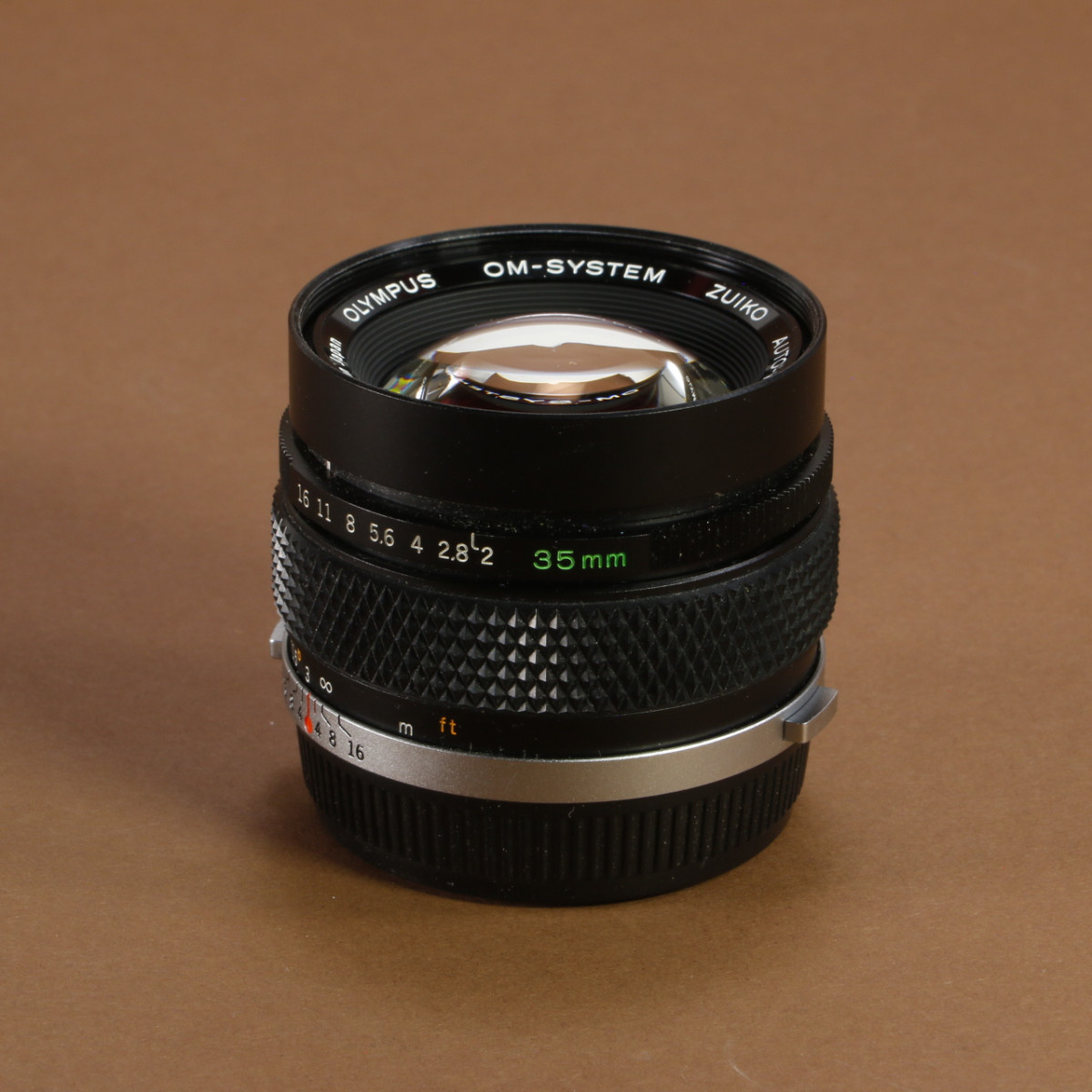 Olympus 35mm f2 Zuiko Auto-W Lens for OM | Blue Moon Camera