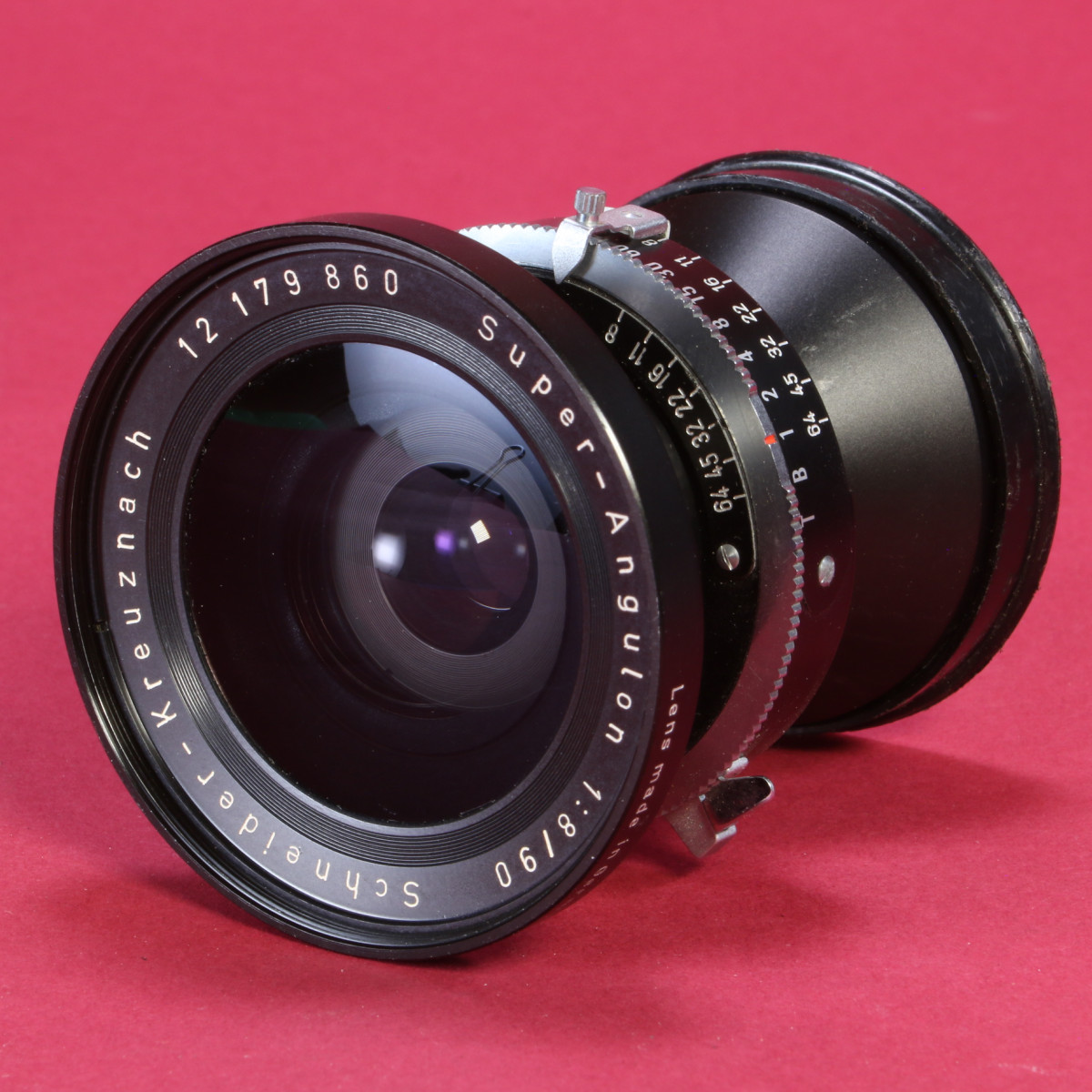Schneider-Kreuznach 90mm f8 Super-Angulon Lens