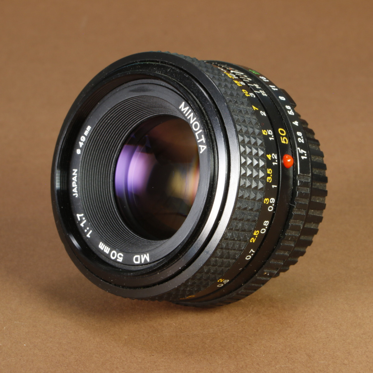 Minolta 50mm f1.7 MD Lens | Blue Moon Camera