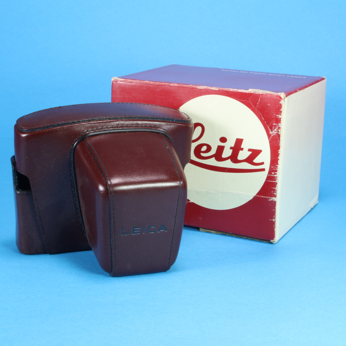 Leica 14506 Burgundy Case for R3 - Boxed