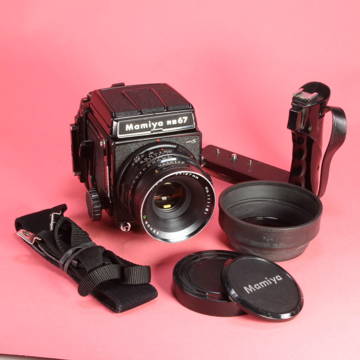 美品 Mamiya RB67 PRO S + 127mm F3.8 完動品 RB67 Pro S ゴールデンリザード SEKOR-C 127mm F3.8 レンズ付