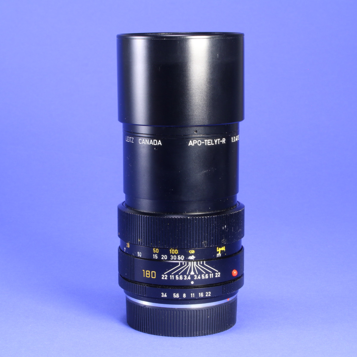 Leica 180mm f3.4 Canada Apo-Telyt-R 3-Cam Lens for Leica R