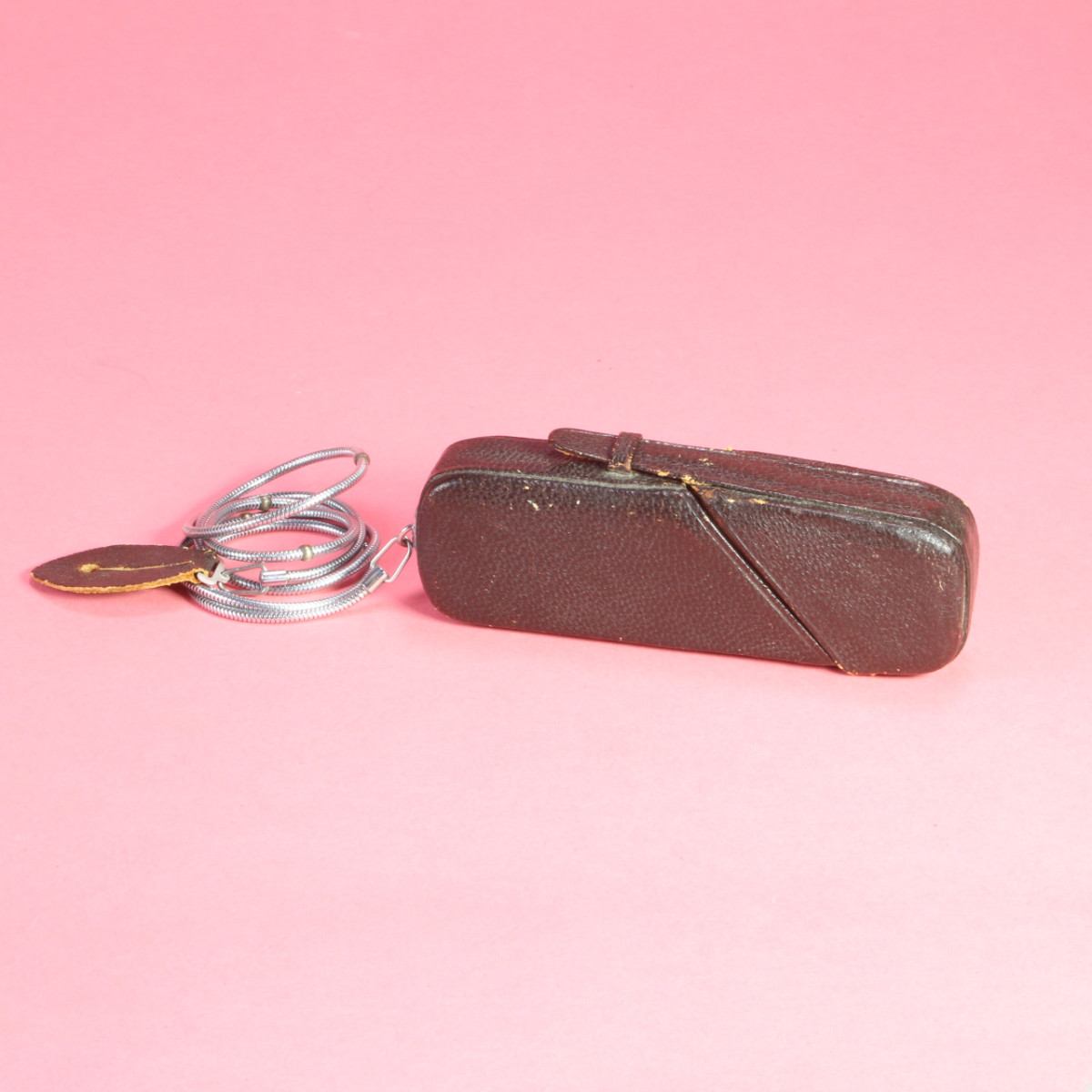 Leather Case for Minox B with Chain