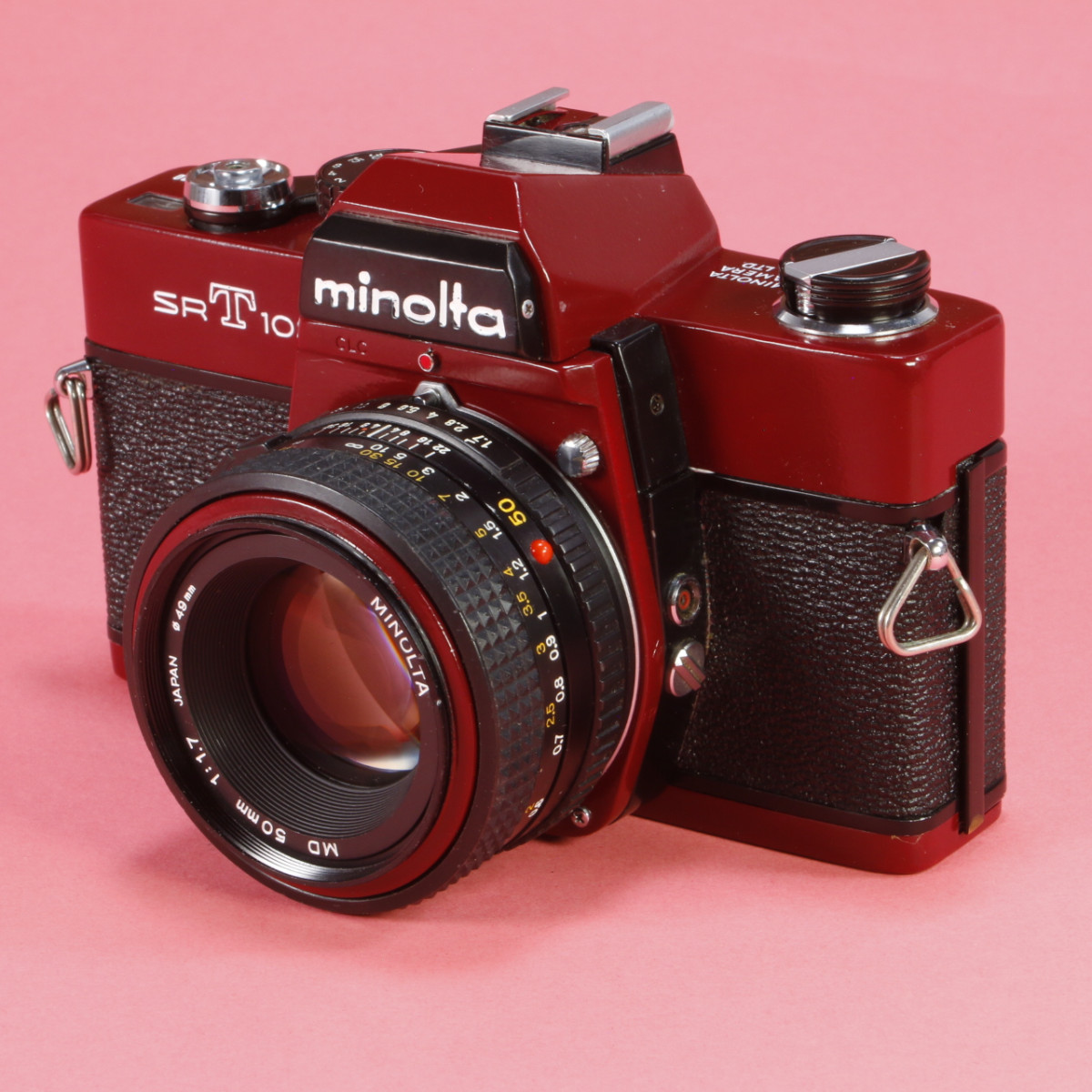 Minolta SRT 102 Camera Kit with 50mm f1.7 Lens - Refurbished