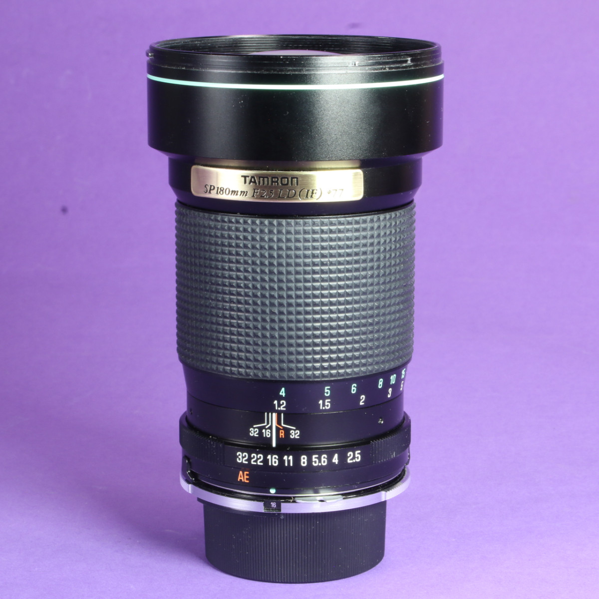 Tamron 180mm f2.5 BBAR MC SP LD (IF) Adaptall Lens with