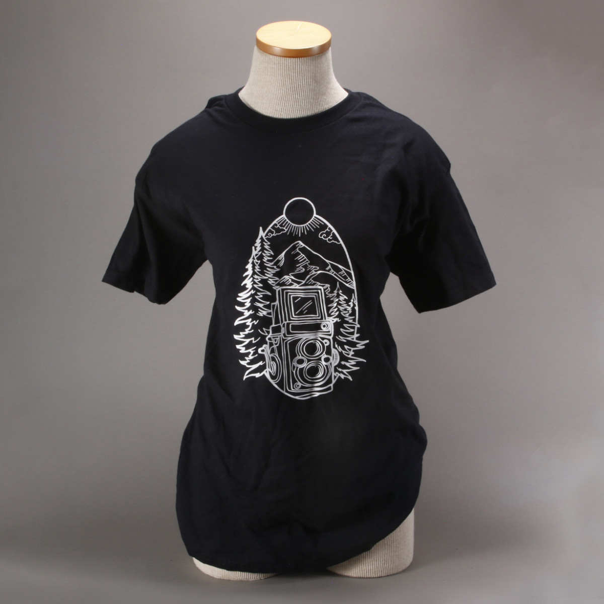Analog Camera PNW TLR T-Shirt - Black - Large